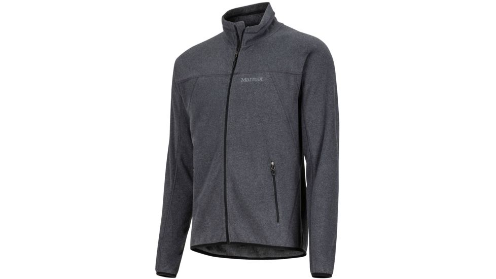 Marmot Pisgah Fleece Jacket - Mens, Black, Large, 81810-001-L