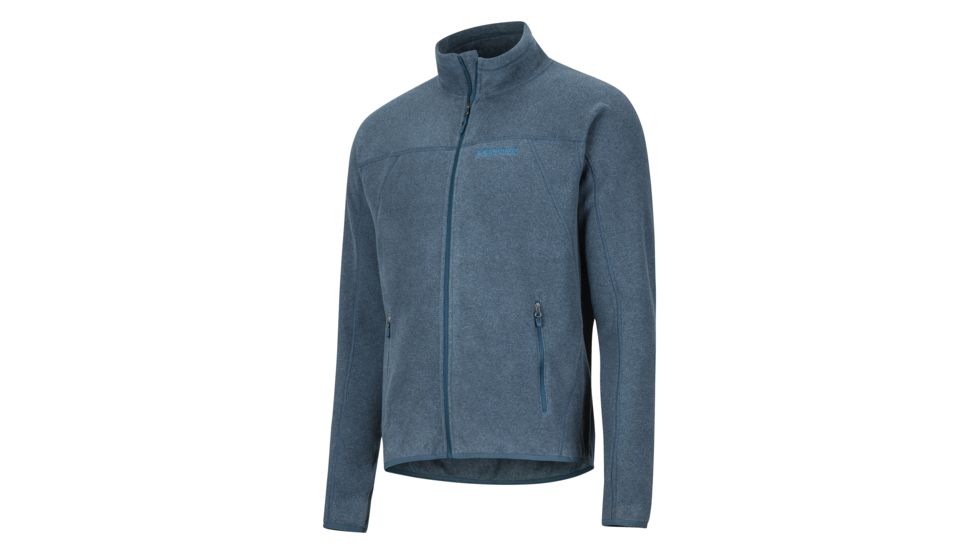 Marmot Pisgah Fleece Jacket - Mens, Denim, Medium, 81810-200-M