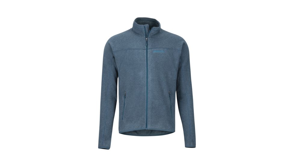 Marmot Pisgah Fleece Jacket - Mens, Denim, Medium, 81810-200-M