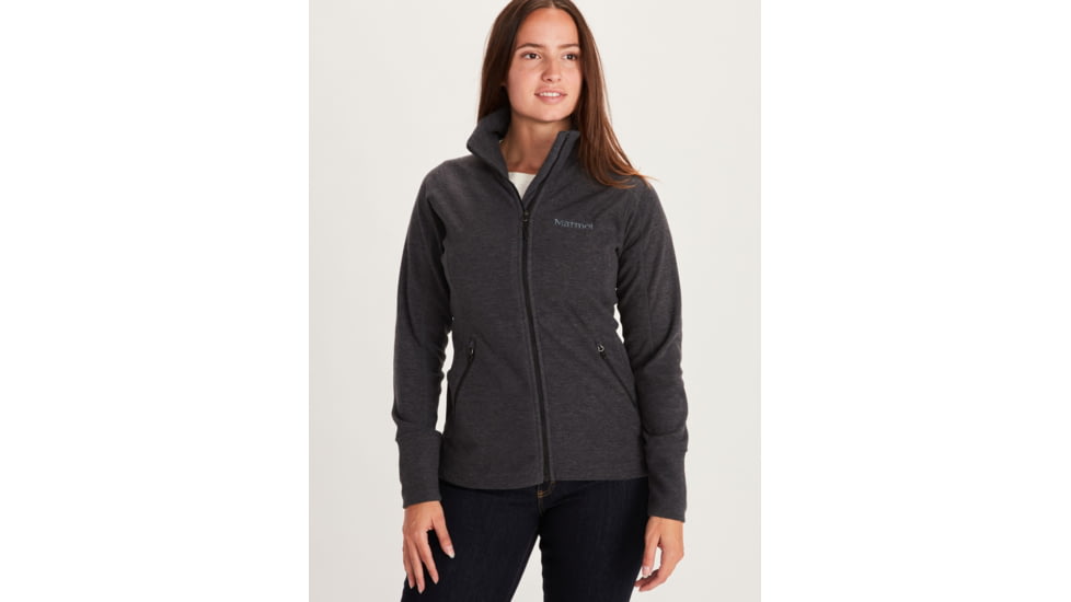 Marmot Pisgah Fleece Jacket - Womens, Black, Large, 89370-001-L