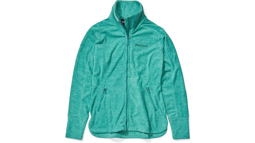 Marmot Pisgah Fleece Jacket - Womens, Deep Jungle, Small, 89370-4973-S