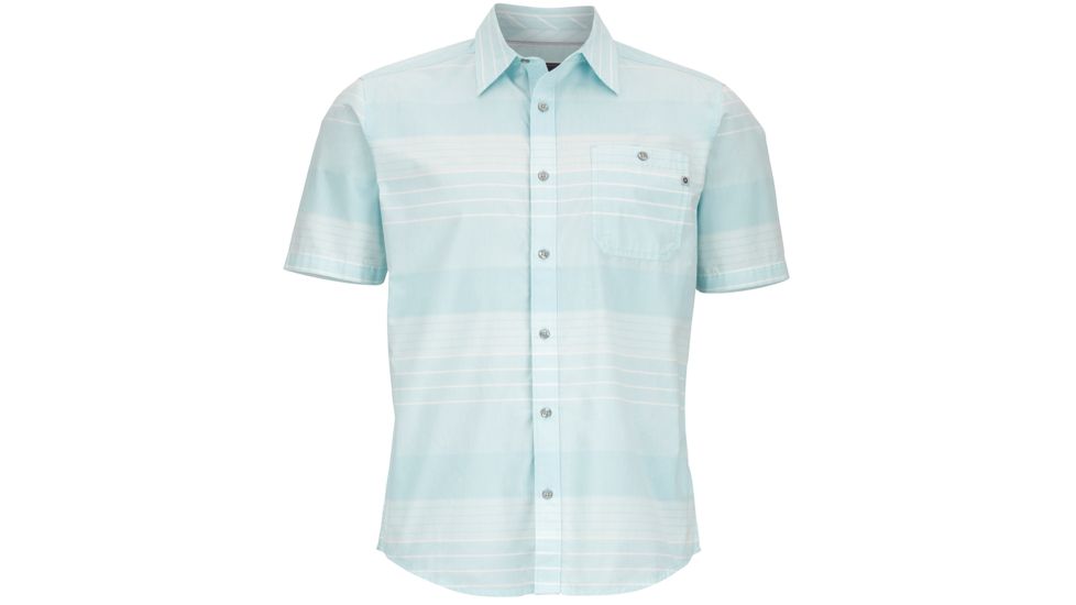 Marmot Pismo Short Sleeve Shirt - Men's-Air Blue-Medium