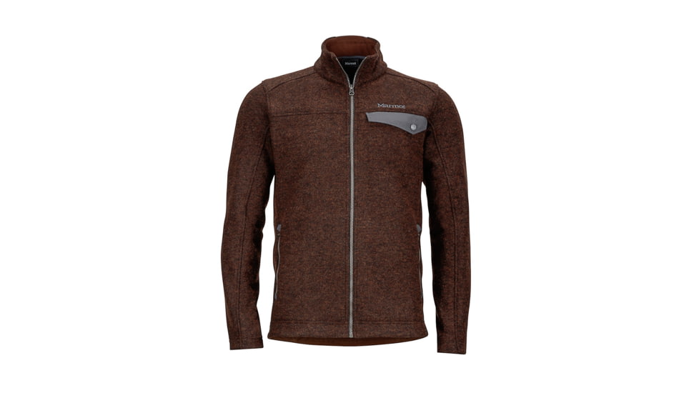 Marmot Poacher Pile Jacket - Men's-Dark Brown Heather-XX-Large