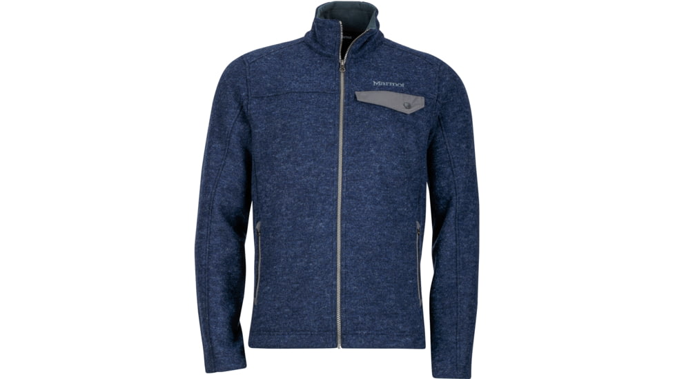 Marmot Poacher Pile Jacket - Men's-Dark Indigo Heather-Small