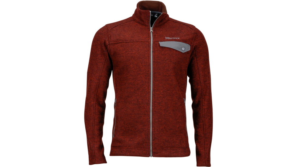 Marmot Poacher Pile Jacket - Men's-Dark Rust Heather-Medium