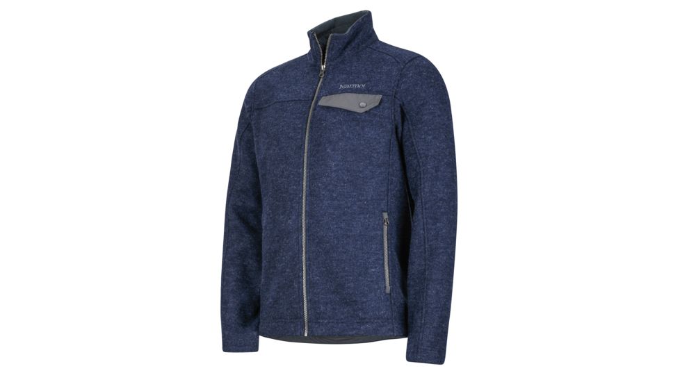 Marmot Poacher Pile Jacket - Mens, Dark Indigo Heather, 2XL 53390-2836-XXL