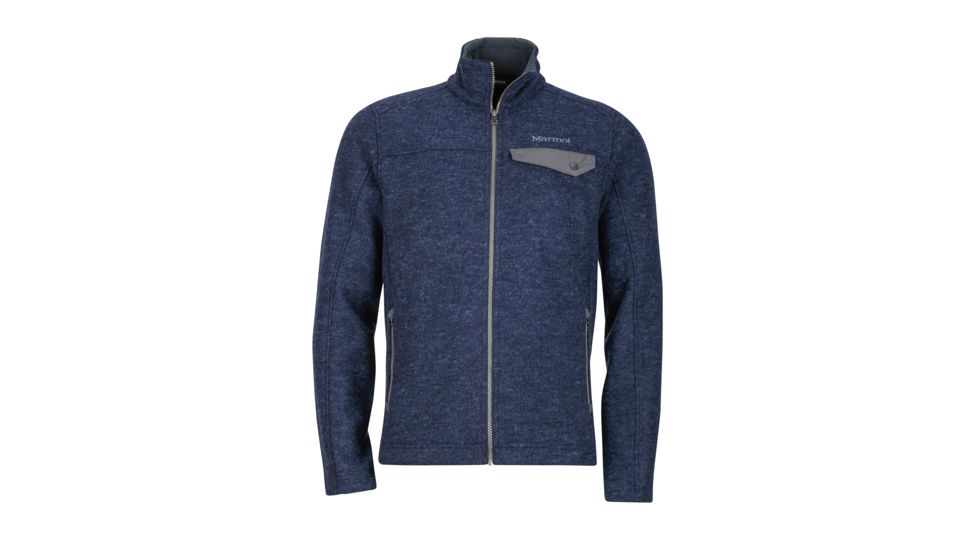 Marmot Poacher Pile Jacket - Mens, Dark Indigo Heather, 2XL 53390-2836-XXL