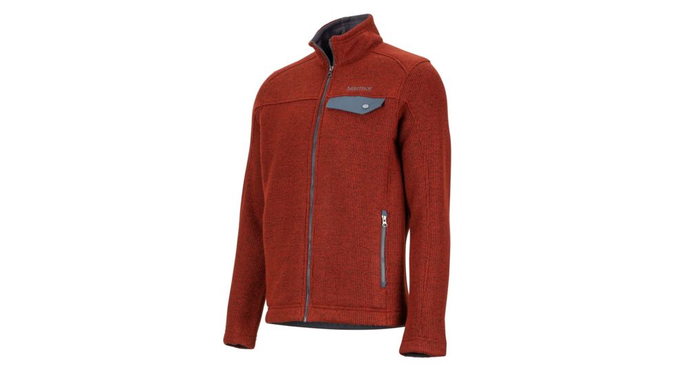 Marmot Poacher Pile Jacket - Mens, Dark Rust Heather, S, 43960-9809-S