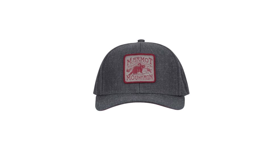Marmot Poincenot Hat - Men's, Dark Charcoal Heather, One Size, 11970-1873-ONE