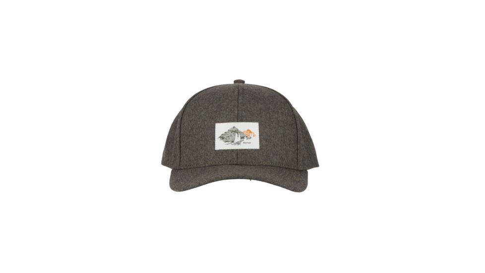 Marmot Poincenot Mens Hat, Crocodile Heather, One Size, 11970-8497-ONE