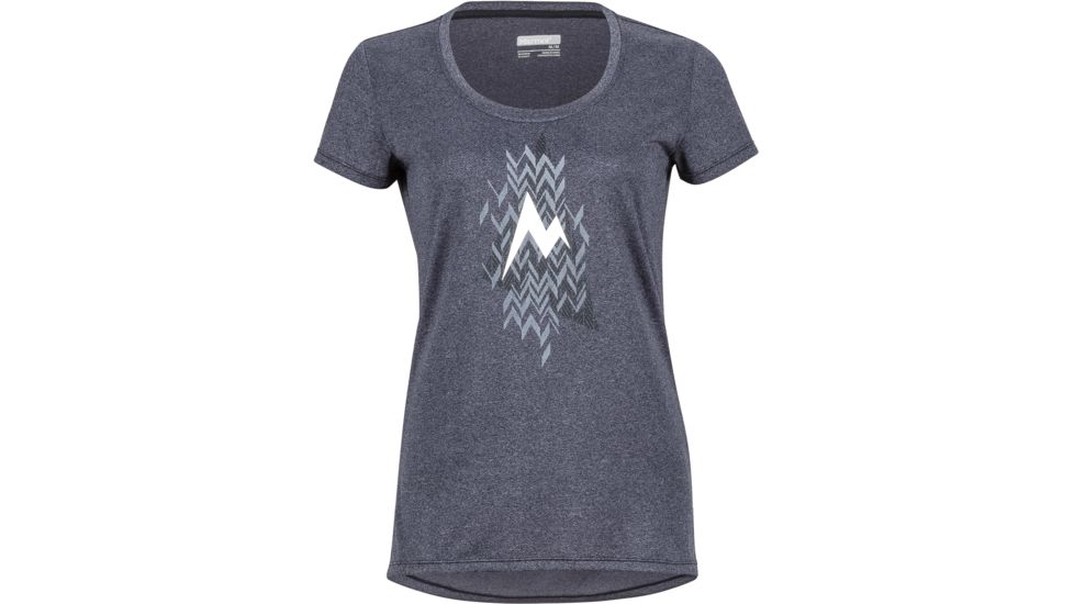 Marmot Post Time Short Sleeve Tee - Women's -Black-X-Large