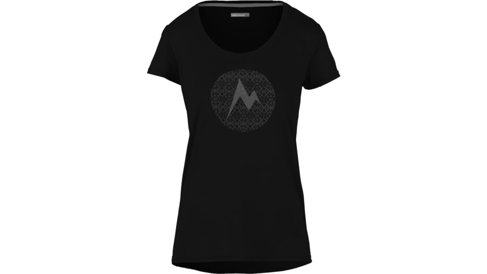Marmot Post Time Short Sleeve Tee - Women's -Black-X-Small