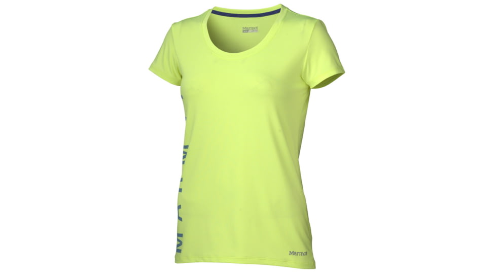 Post Time Short Sleeve Tee - Womens -Hyper Yellow Heather-Medium