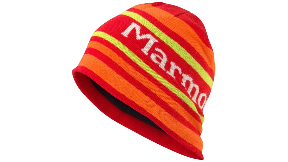 Marmot Powder Beanie - Mens -Orange Haze