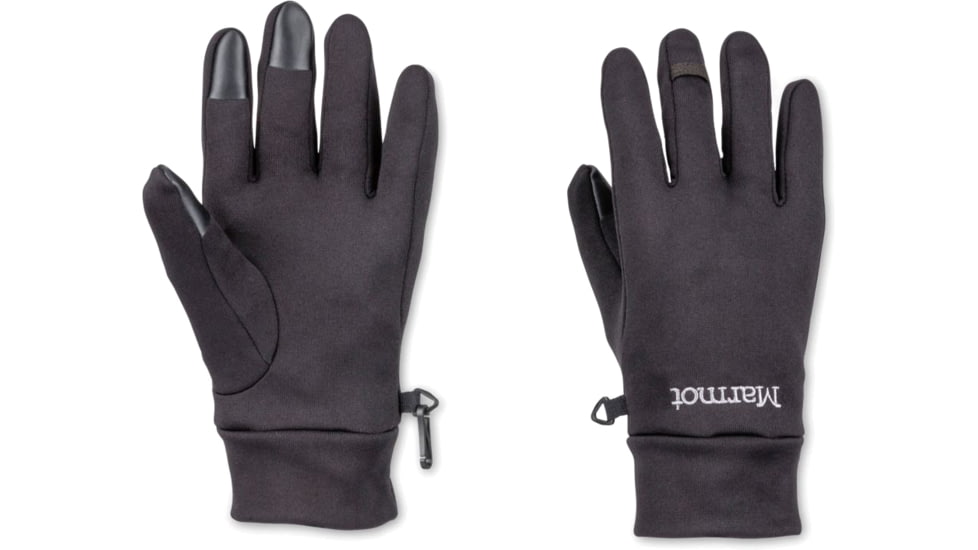 Marmot Power Stretch Connect Glove - Men's, Black, Extra Large, 11650-001-XL