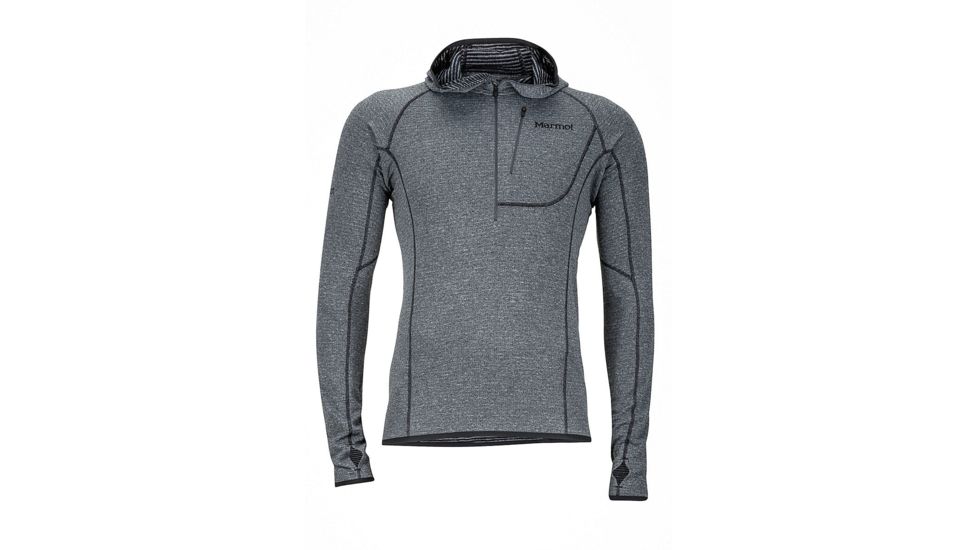 Marmot Powertherm 1/2 Zip - Men's, Black, Medium 84570-001-M