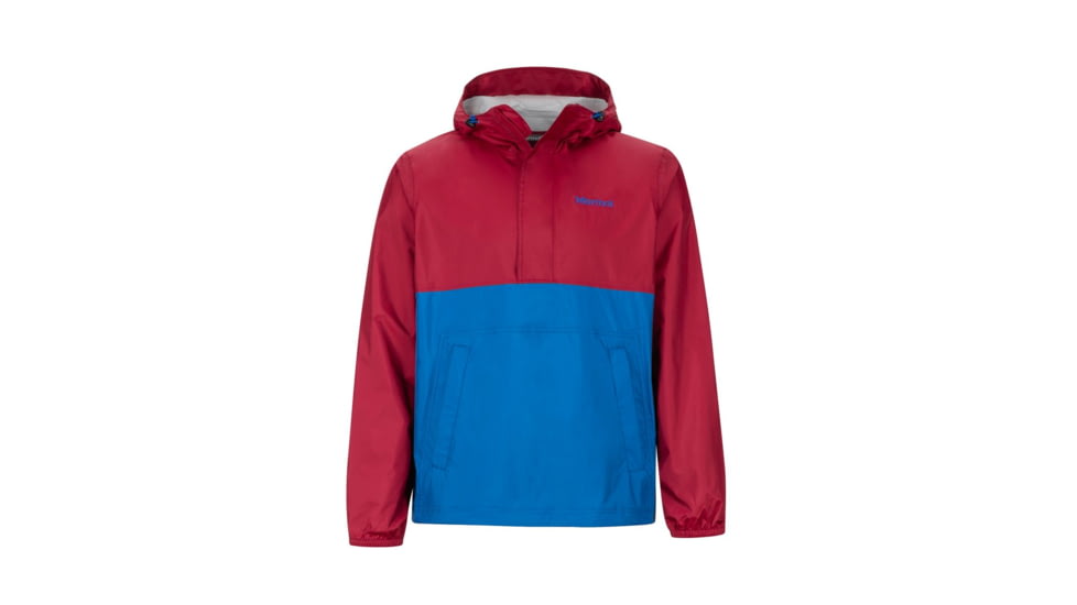 Marmot PreCip Anorak - Men's, Brick/Dark Cerulean, 2XL, 43860-5793-XXL