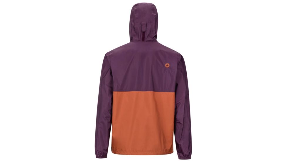 Marmot PreCip Anorak - Men's, Dark Purple/Terracotta, Medium, 43860-5781-M