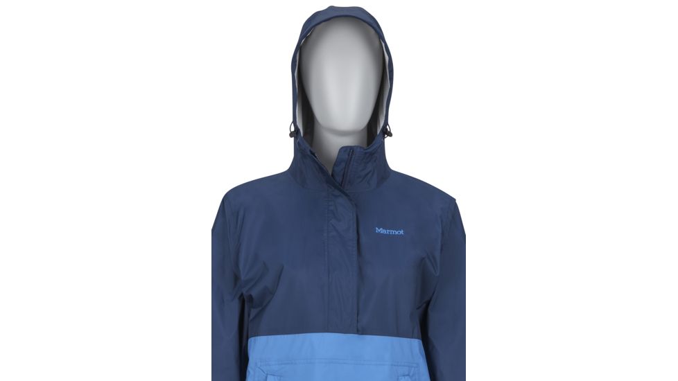 Marmot PreCip Anorak - Womens, Arctic Navy/Lakeside, Small, 49580-3614-S