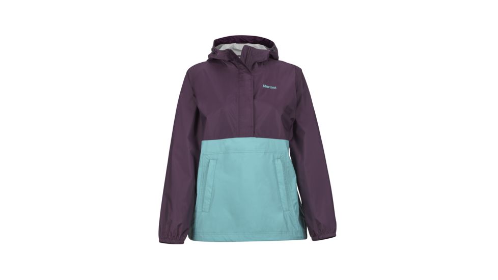 Marmot PreCip Anorak - Womens, Dark Purple/Meadowbrook, Extra Large, 49580-5778-XL