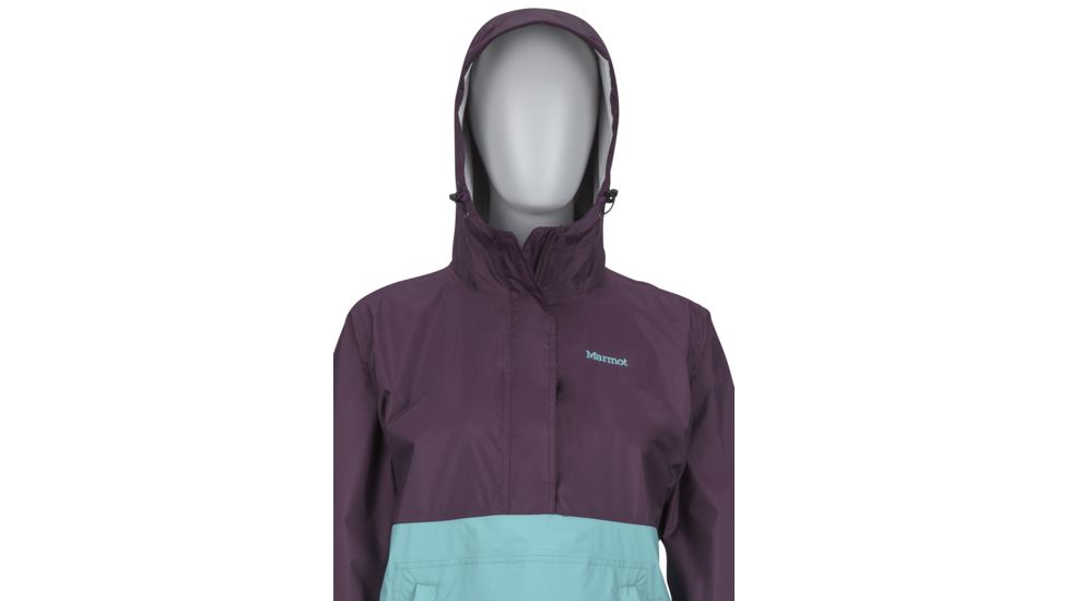 Marmot PreCip Anorak - Womens, Dark Purple/Meadowbrook, Extra Large, 49580-5778-XL