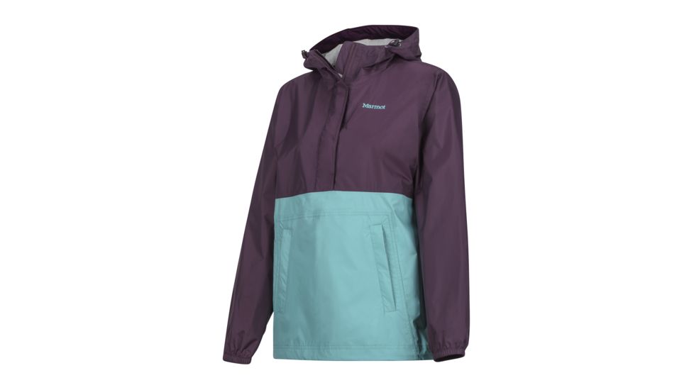 Marmot PreCip Anorak - Womens, Dark Purple/Meadowbrook, Extra Large, 49580-5778-XL