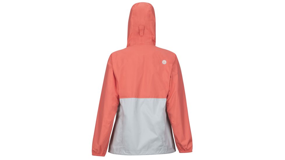 Marmot PreCip Anorak - Womens, Living Coral/Bright Steel, Medium, 49580-5797-M