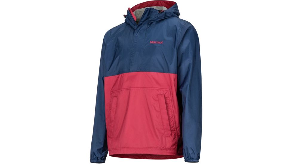 Marmot PreCip Eco Anorak - Men's, Arctic Navy/Sienna Red, 2XL, 41520-3591-XXL