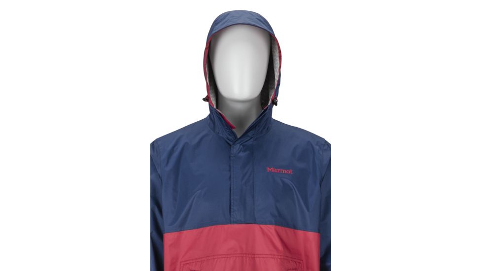 Marmot PreCip Eco Anorak - Mens, Arctic Navy/Sienna Red, Extra Large, 41520-3591-XL