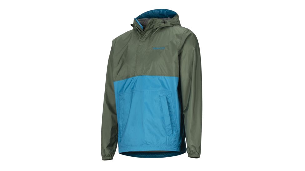 Marmot PreCip Eco Anorak - Mens, Crocodile/Turkish Tile, Medium, 41520-4835-M