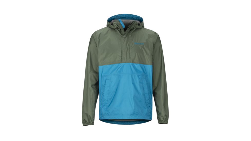 Marmot PreCip Eco Anorak - Mens, Crocodile/Turkish Tile, Medium, 41520-4835-M