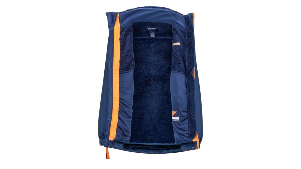 Marmot PreCip Eco Component 3-in-1 Jacket - Boys, Extra Small, Arctic Navy/Ember, 46040-4947-XS