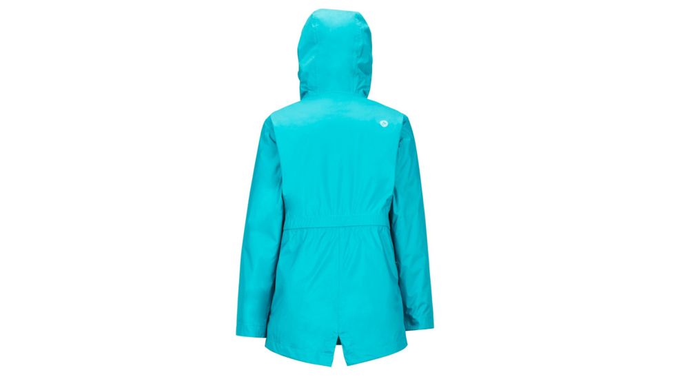 Marmot PreCip Eco Comp Jacket - Girls, Blue Tile, Extra Large, 46540-2445-XL