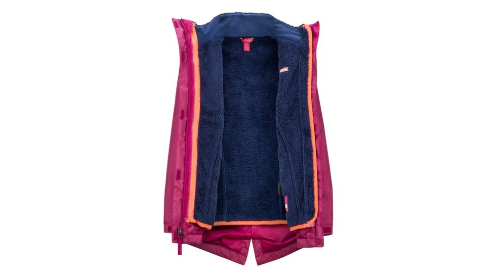 Marmot PreCip Eco Comp Jacket - Girls, Purple Berry, Small, 46540-6640-S