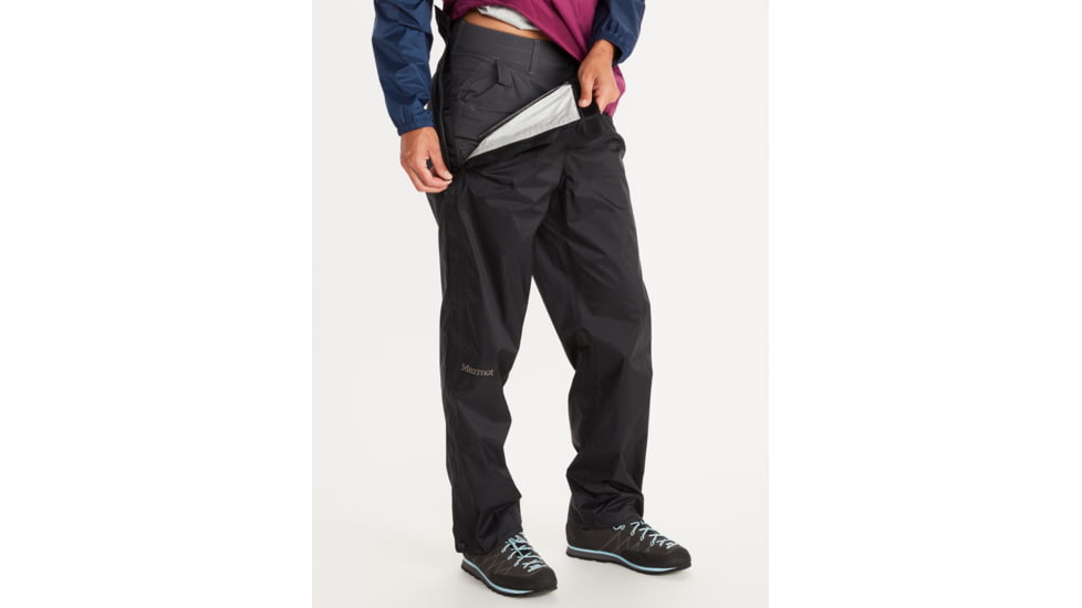 Marmot PreCip Eco Full Zip Pant - Womens, Black, XS, M15867-001XS