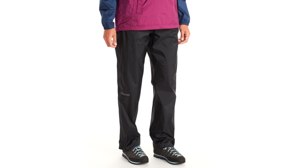 Marmot PreCip Eco Full Zip Pant - Womens, Black, XS, M15867-001XS