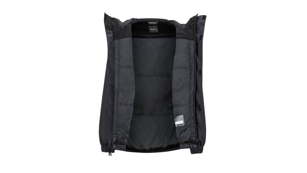 Marmot PreCip Eco Insulate Jacket - Boy's, Small, Black/Dark Steel, 46060-1121-S