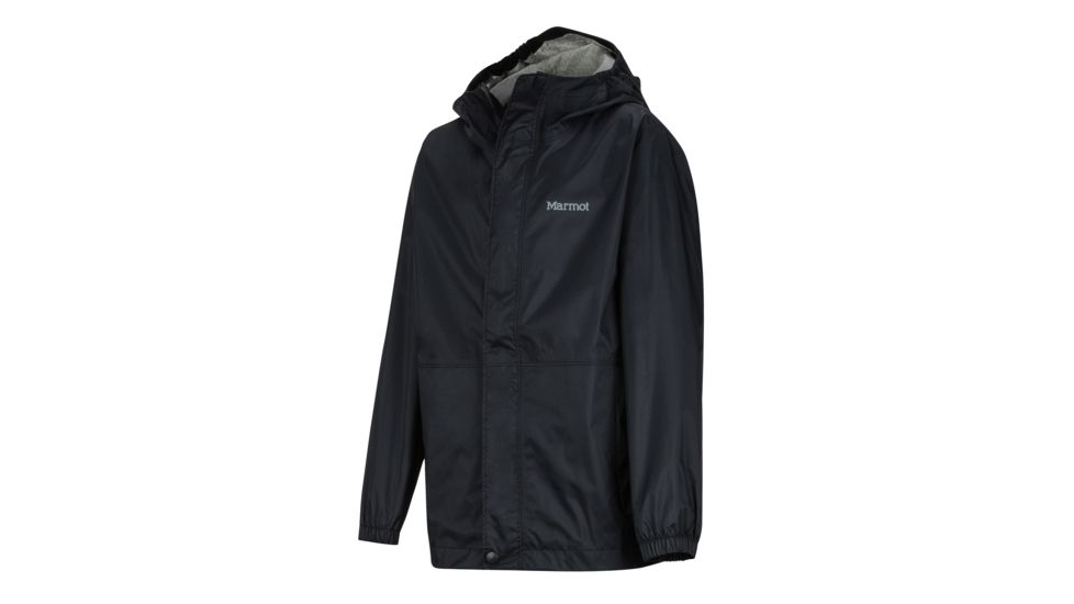 Marmot PreCip Eco Jacket - Boys, Black, Large, 41000-001-L