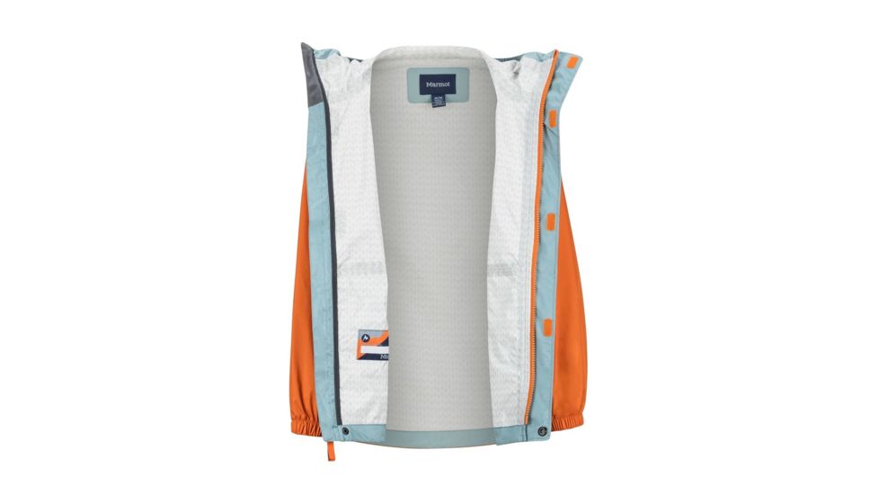 Marmot PreCip Eco Jacket - Boys, Blue Granite/Hawaiian Sunset, Small, 41000-4958-S