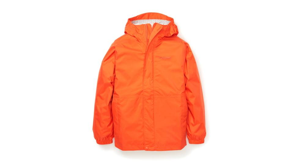 Marmot PreCip Eco Jacket - Kids, Flame, Medium, 41000-9317-M
