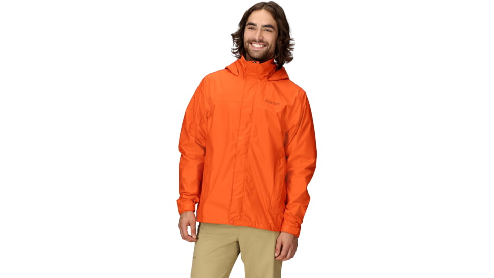 Marmot PreCip Eco Jacket - Men's, Red Sun, M, M15881-5972M