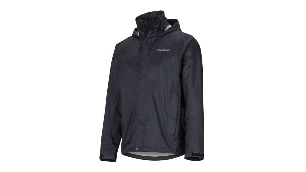 Marmot PreCip Eco Jacket Tall - Mens, Black, Medium, 41500T-001-M