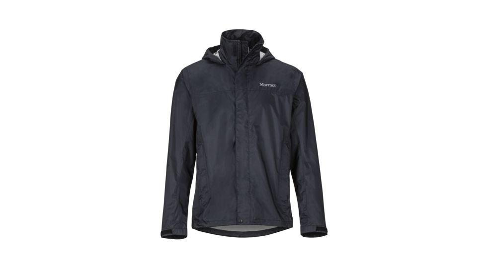 Marmot PreCip Eco Jacket Tall - Mens, Black, Medium, 41500T-001-M