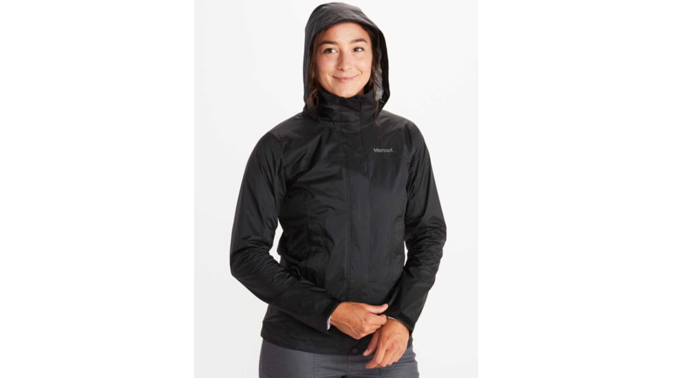 Marmot PreCip Eco Jacket - Women's, Black, Large, 195115268541