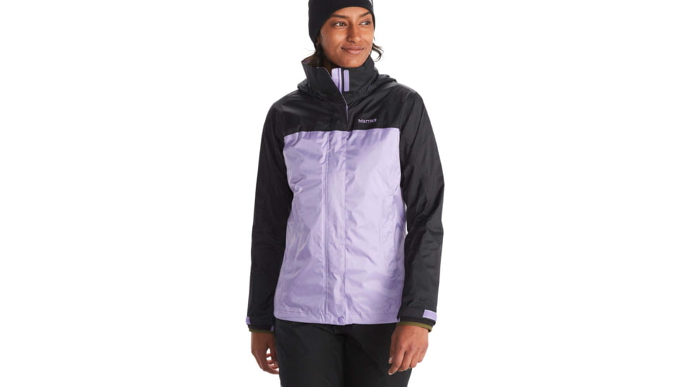 Marmot PreCip Eco Jacket - Women's, Paisley Purple/Black, Extra Large, 46700-20797-XL