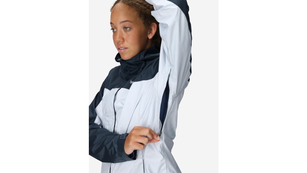 Marmot PreCip Eco Jacket - Womens, Thunderhead/Vapor, Medium, M15866-24411-M