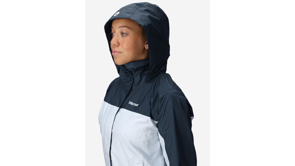 Marmot PreCip Eco Jacket - Womens, Thunderhead/Vapor, Medium, M15866-24411-M