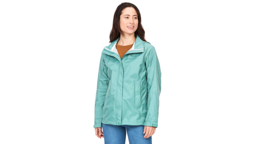 Marmot PreCip Eco Jackets - Womens, Blue Agave, Large, 46700-3637-L