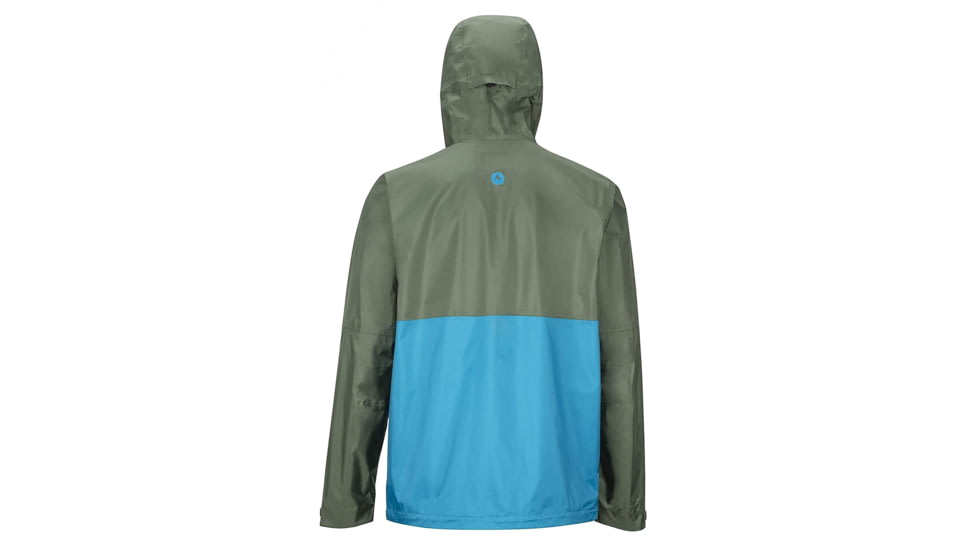 Marmot PreCip Eco Plus Jacket - Mens, Crocodile/Turkish Tile, Medium, 31630-4835 - M