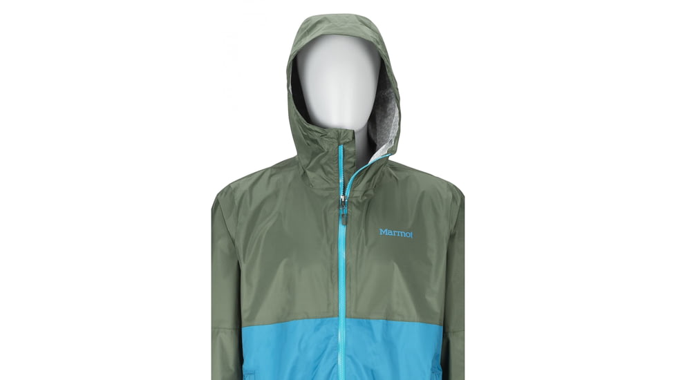 Marmot PreCip Eco Plus Jacket - Mens, Crocodile/Turkish Tile, Medium, 31630-4835 - M